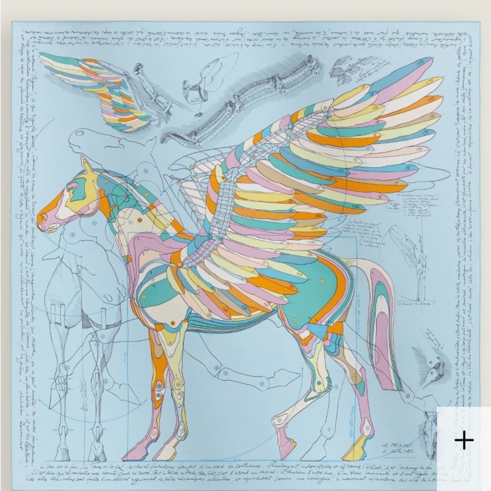 Brand new Hermes scarf 140 silk le Pegase d’ Hermes